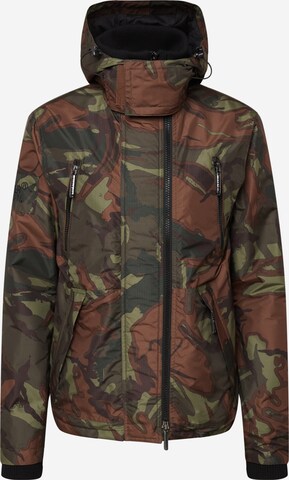 Superdry Winterjas 'Mountain' in Groen: voorkant