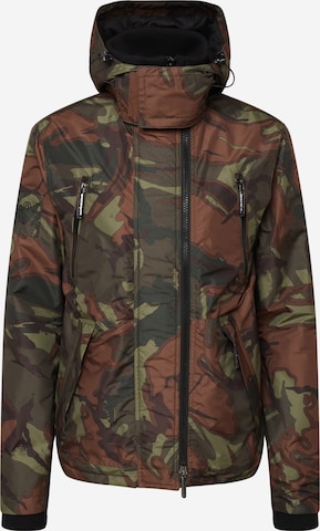 SuperdryTehnička jakna 'Mountain' - zelena boja: prednji dio