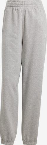 ADIDAS ORIGINALS Tapered Housut 'Essentials' värissä harmaa: etupuoli