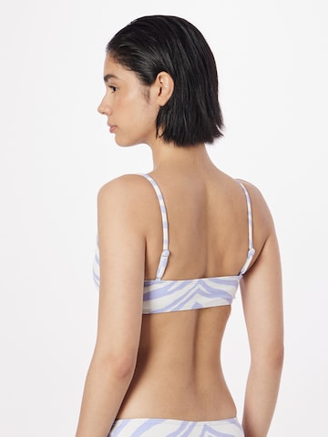 BeckSöndergaard Bustier Bikinitop 'Zecora Ezra' in Blauw