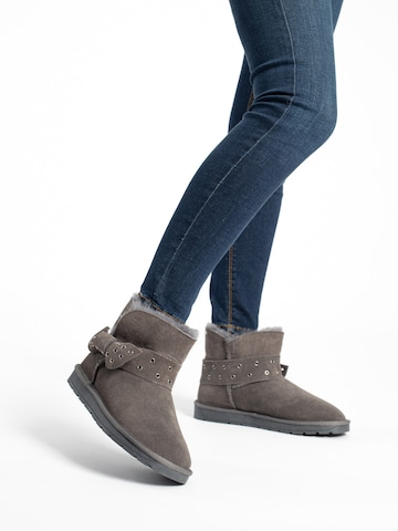 Gooce - Botas de nieve 'Betsie' en gris: frente