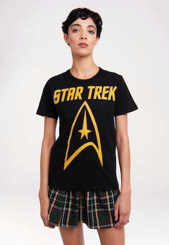 LOGOSHIRT Shirt 'Star Trek - Logo' in Mixed colors: front