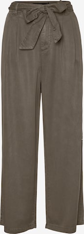 VERO MODA Loose fit Pleat-front trousers 'Mia' in Grey: front