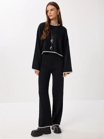 Happiness İstanbul - Calças de fato em preto: frente