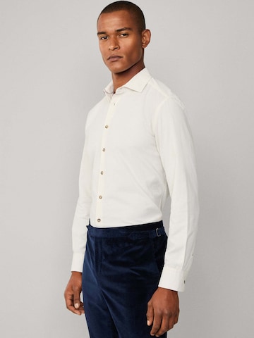 Coupe slim Chemise Hackett London en blanc