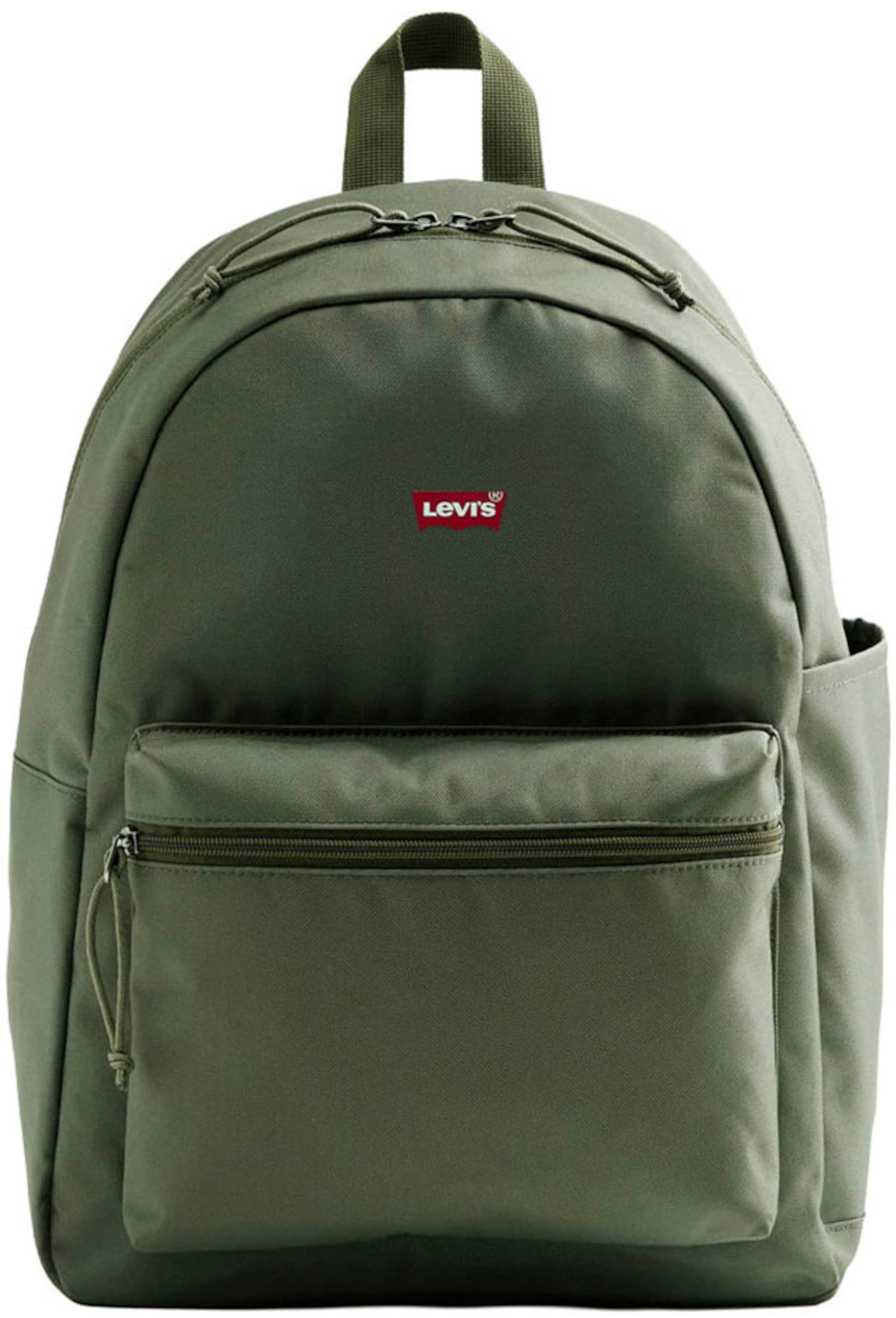 LEVI'S ® Rucksack in tanne / rot / weiß, Produktansicht