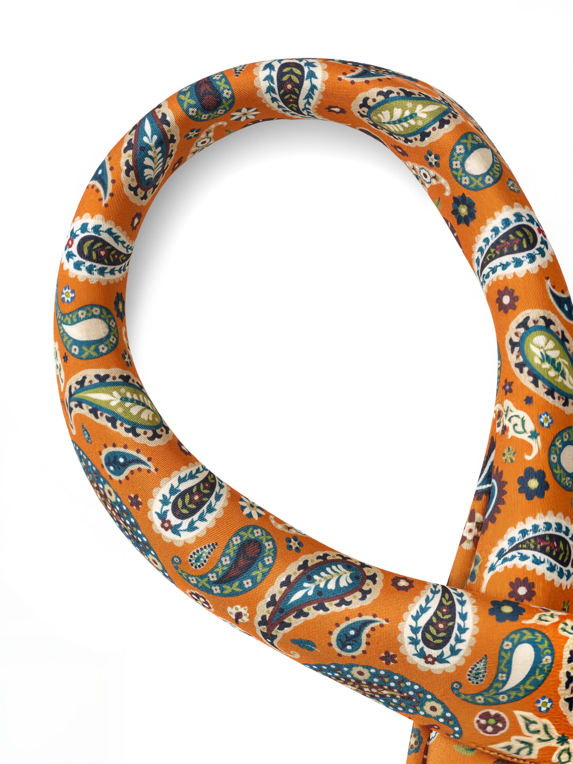 Fawler Stropdas ' Virtuo ' in Oranje: voorkant