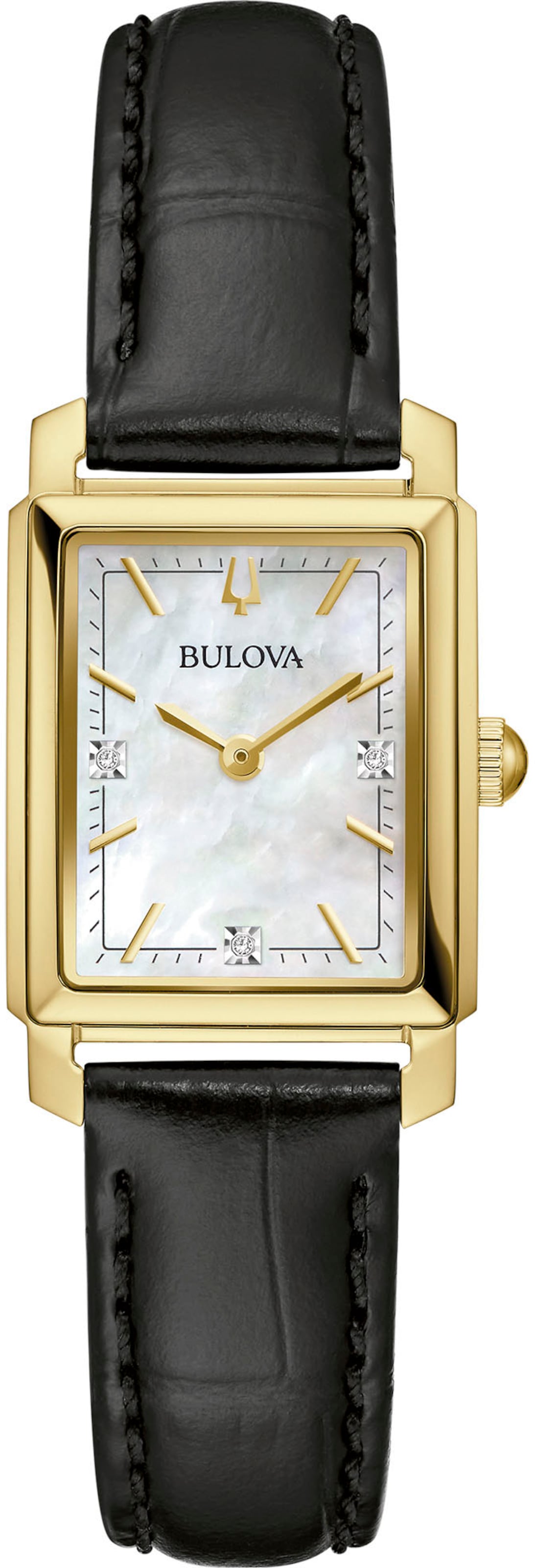 Bulova Analog Watch in White: front