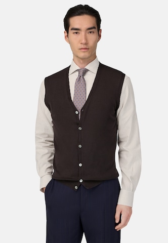 Boggi Milano Bodywarmer in Bruin: voorkant