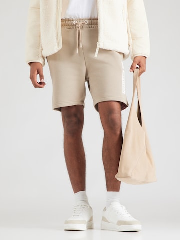 Regular Pantaloni de la ALPHA INDUSTRIES pe bej: față