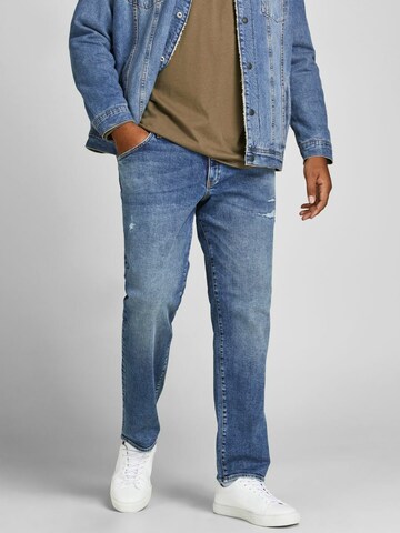 Jack & Jones Plus regular Jeans 'Glenn' i blå: forside