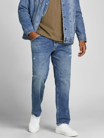 Jack & Jones Plus Jeans 'Glenn' in Blau: predná strana