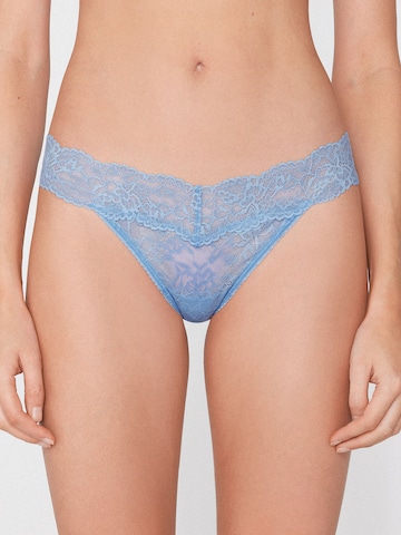 Tezenis Thong in Blue: front