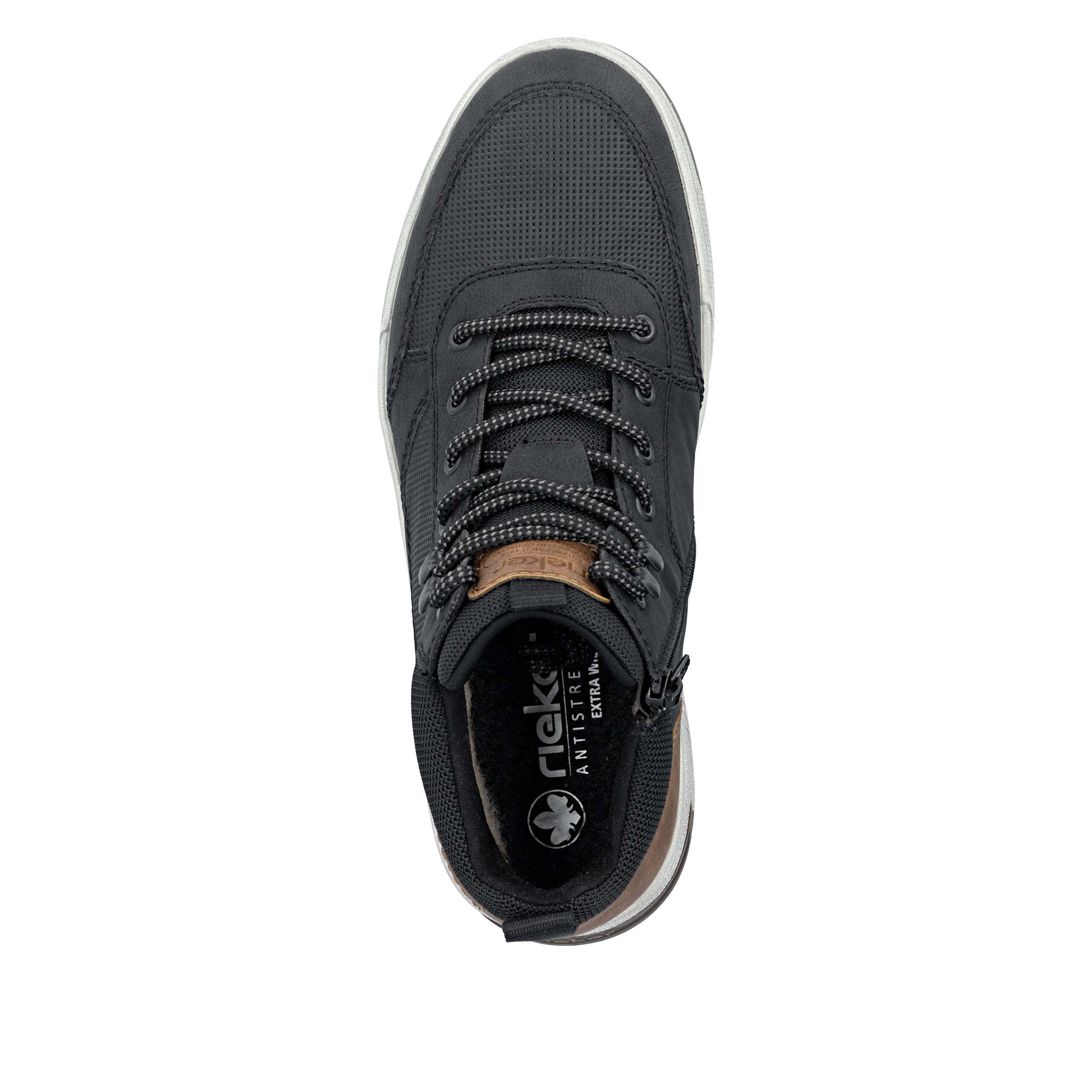Sneaker alta di Rieker in nero
