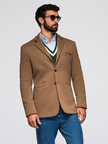 Regular fit Giacca da completo di Ombre in marrone