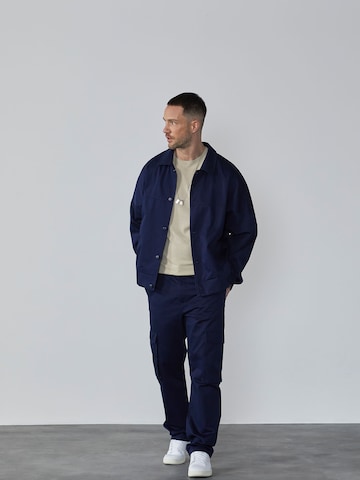 DAN FOX APPAREL Between-Season Jacket 'Neo' in Blue