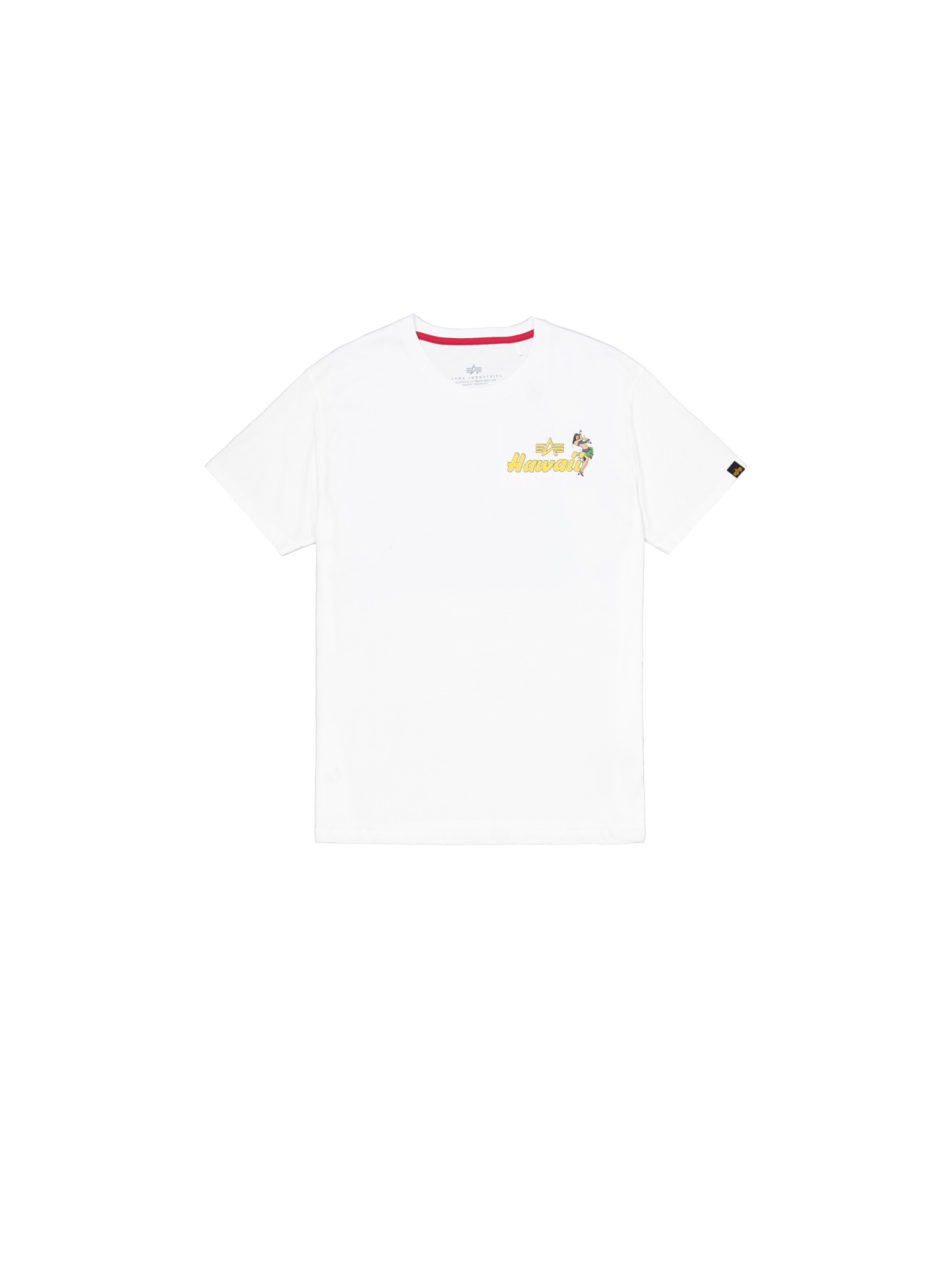 ALPHA INDUSTRIES Shirt 'Pearl Harbor' in Wit: voorkant