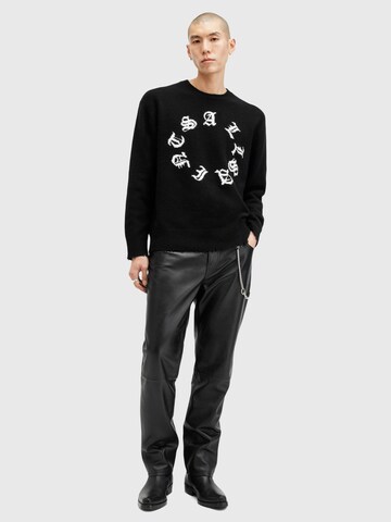 AllSaints Trui 'SCRIPTURE' in Zwart