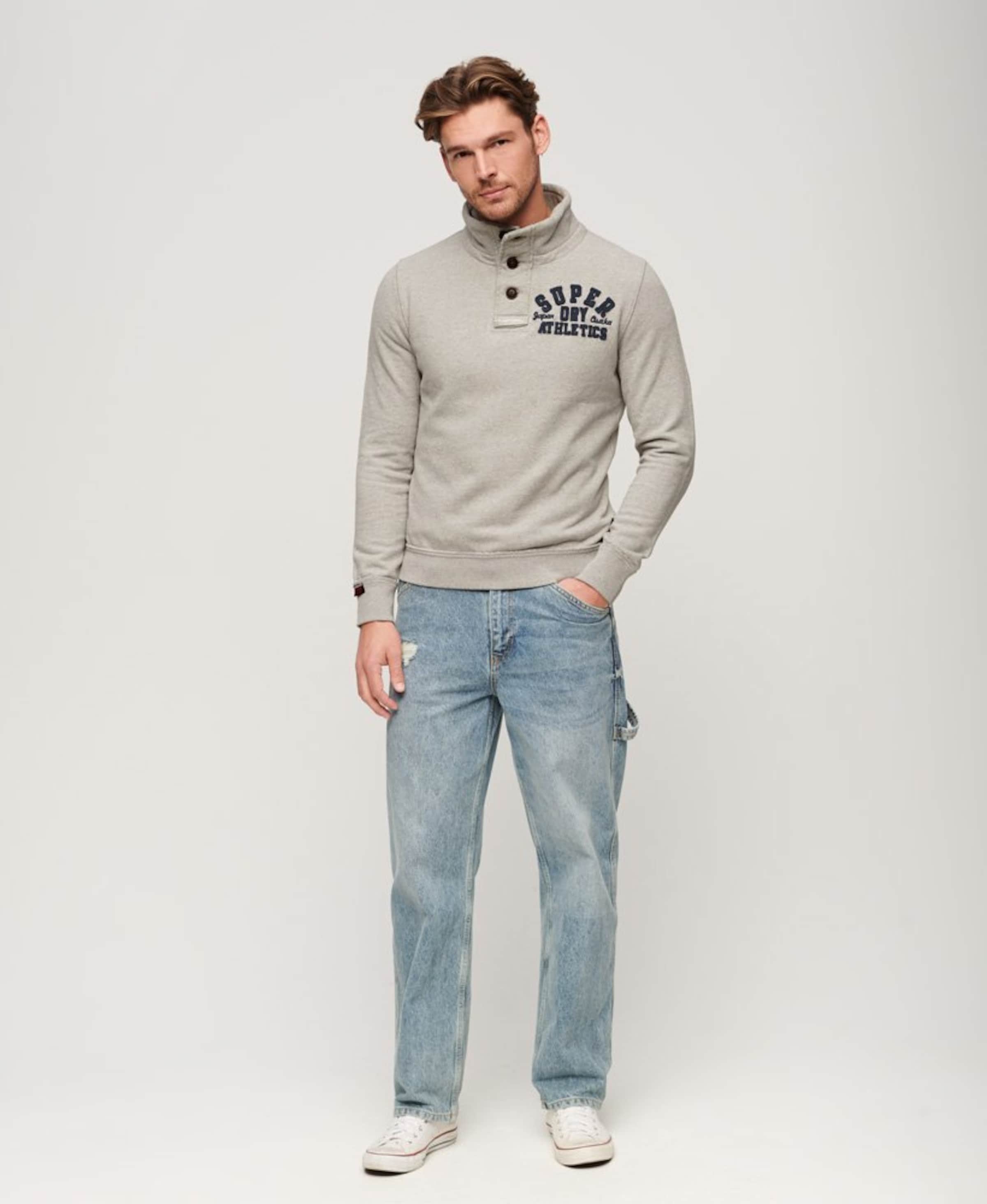 Superdry Trui in Lichtgrijs ABOUT YOU