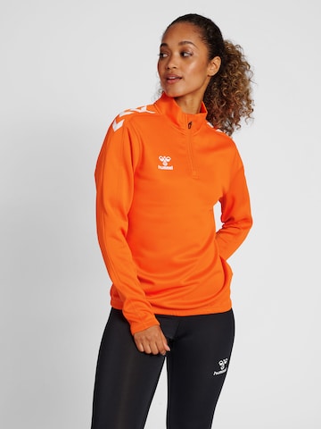 Hummel Sportief sweatshirt in Oranje: voorkant