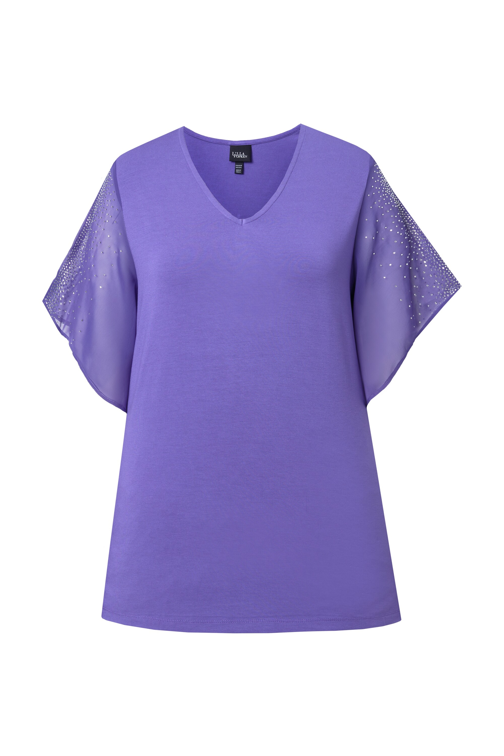 Ulla Popken Tuniek in Lila: voorkant