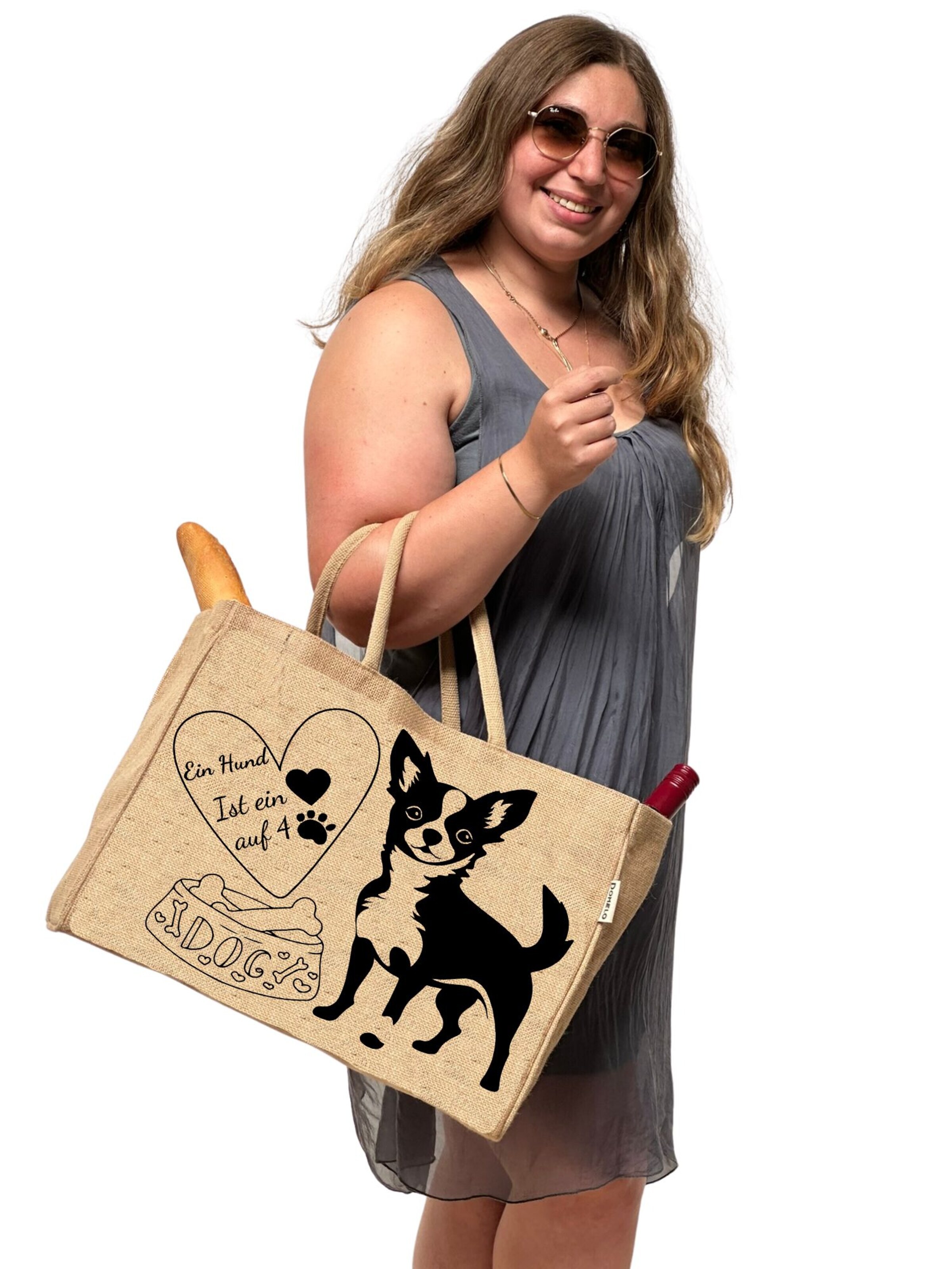 DOMELO Strandtasche 'Domelo'‌‌‌‌‌‌‌‌‌ in Beige: Vorderseite
