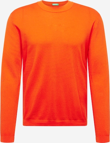 UNITED COLORS OF BENETTON Pulover | oranžna barva: sprednja stran