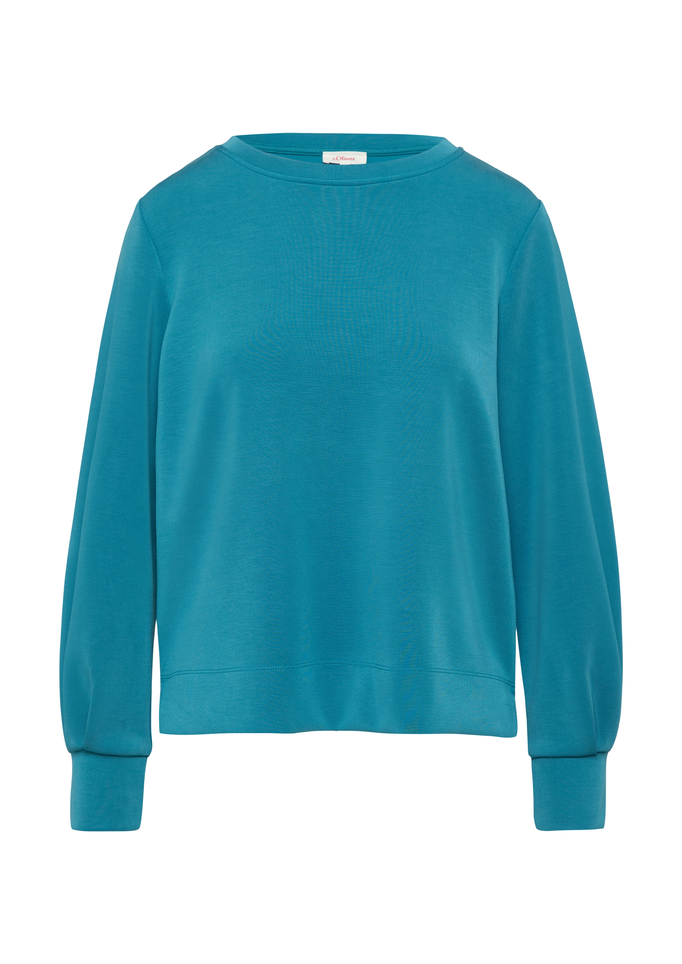 Sweat-shirt s.Oliver en bleu : devant