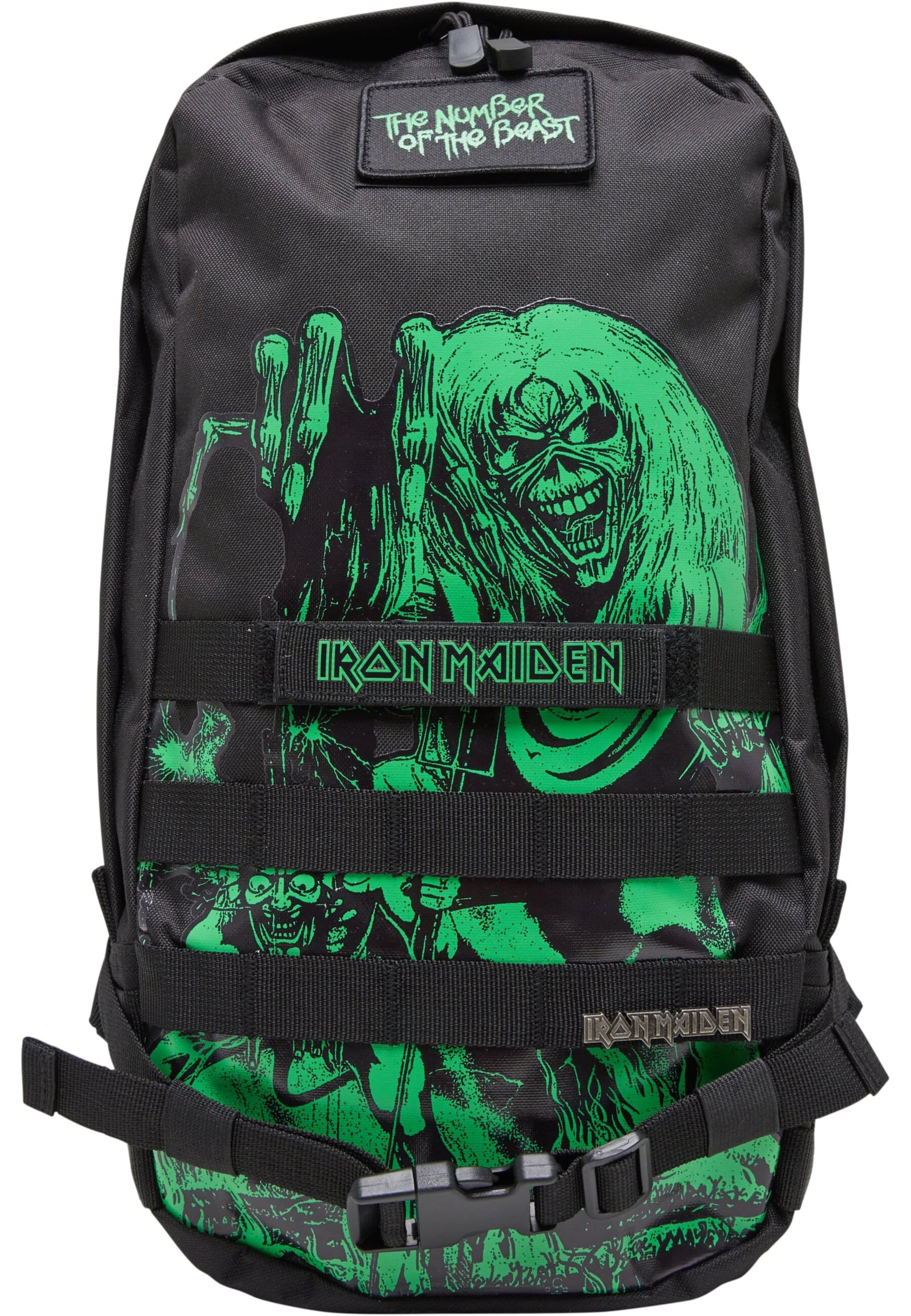 Brandit - Mochila 'Iron Maiden' en negro: frente