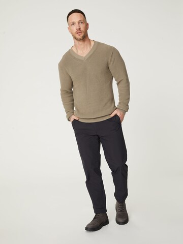 DAN FOX APPAREL Tapered Bukser 'Ege' i sort