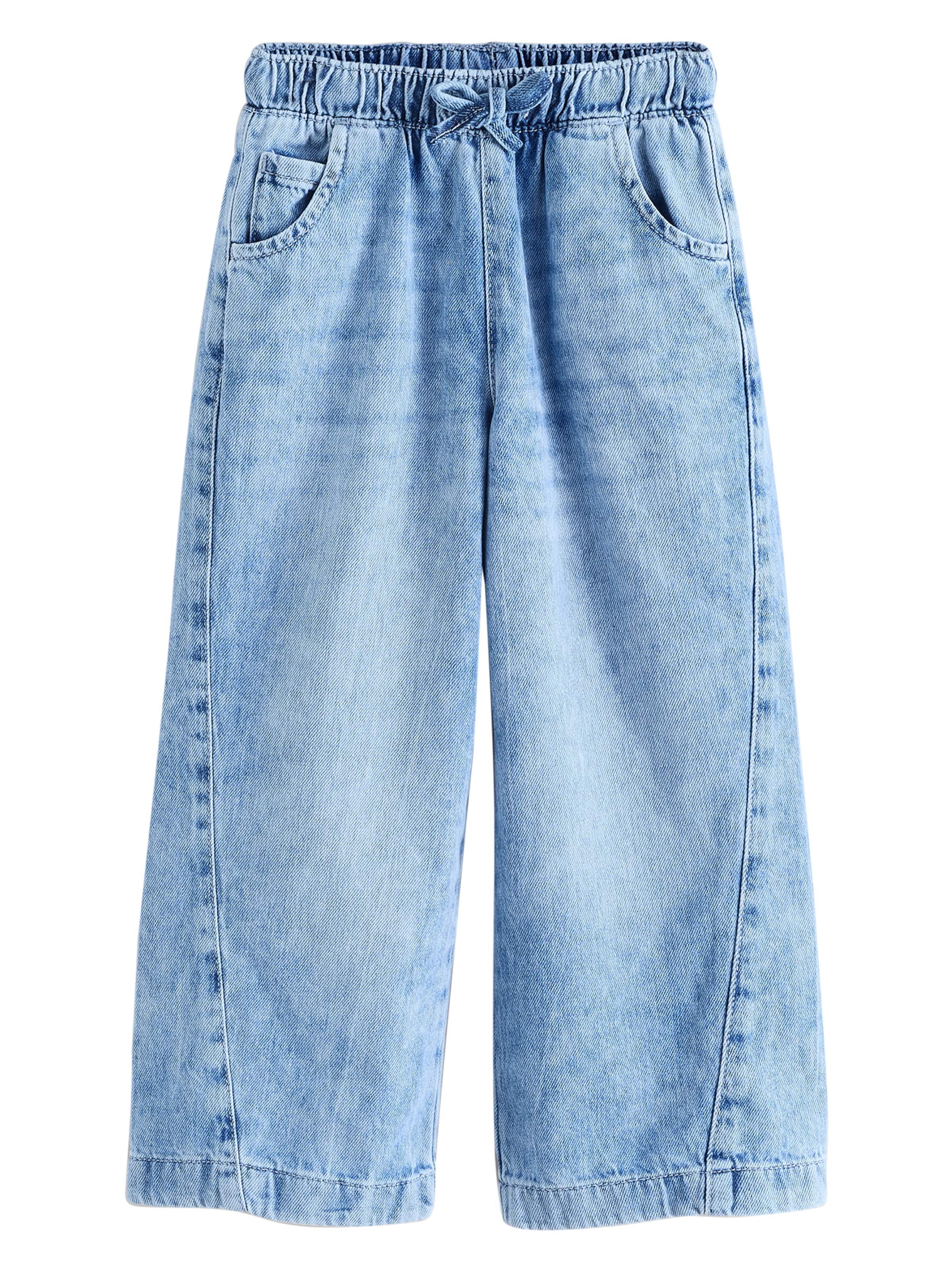 Wide leg Jeans de la Next pe albastru: față
