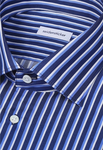 Coupe regular Chemise business SEIDENSTICKER en bleu