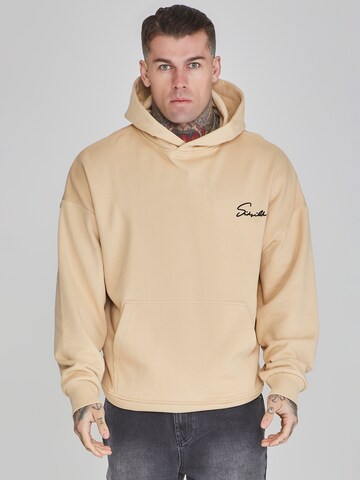 SikSilk Sweatshirt in Beige: Vorderseite