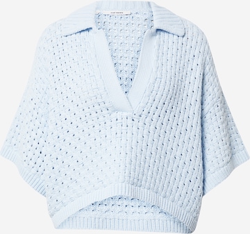 Pull-over Oval Square en bleu : devant