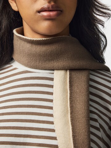 PIECES Scarf in Brown