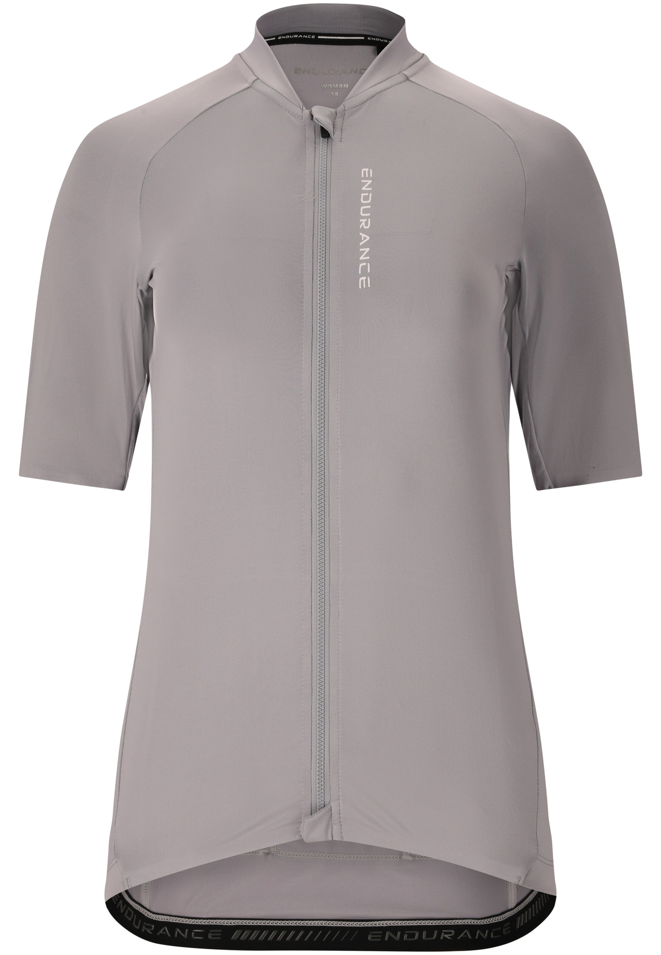 ENDURANCE Fahrradshirt 'Paxton' in Grau: Vorderseite