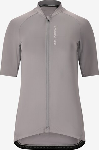 ENDURANCE Fahrradshirt 'Paxton' in Grau: Vorderseite