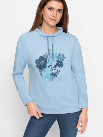 Sweat-shirt Olsen en bleu : devant