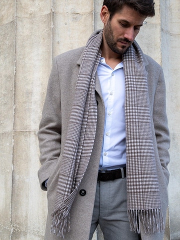 MayTree Schal 'Hahnentritt' in Beige