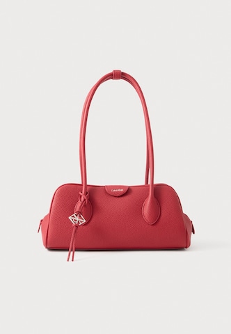 Calvin Klein Shoulder Bag in Red: front