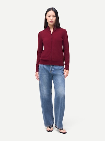 Cardigan 'Women's Timeless Cashmere Full-Zip Cardigan' GOBI Cashmere en rouge