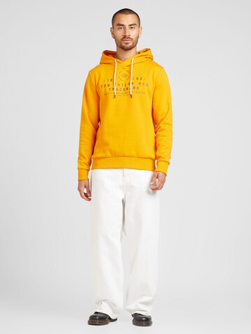 Felpa di TOM TAILOR in giallo