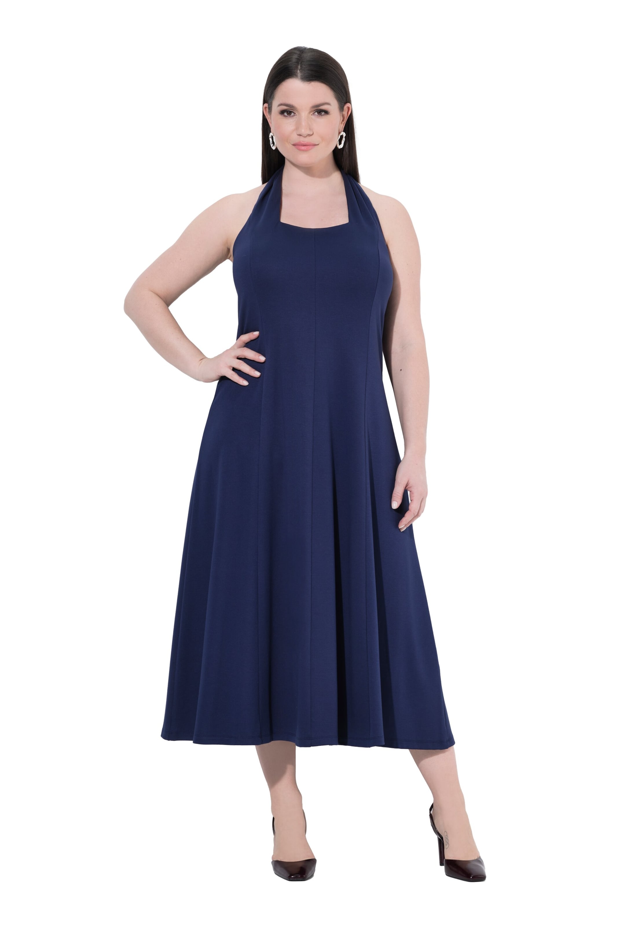 Ulla Popken Jurk in Blauw: voorkant
