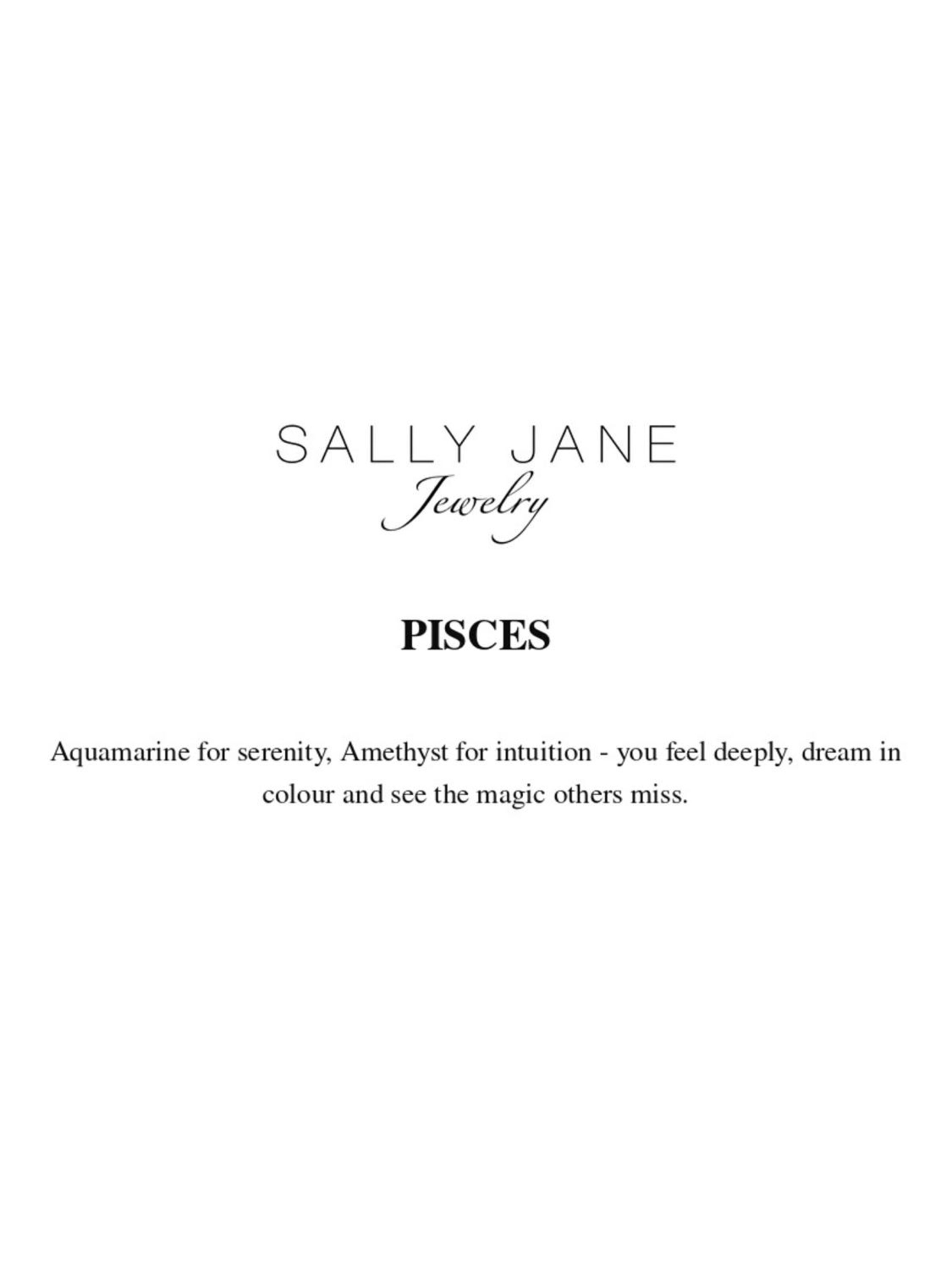 Braccialetto '18k Gold Plated Pisces | Vissen Zodiac' di Sally Jane Jewelry in oro