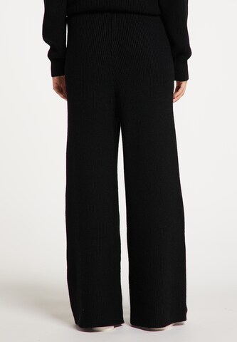 DreiMaster Vintage Wide leg Broek in Zwart