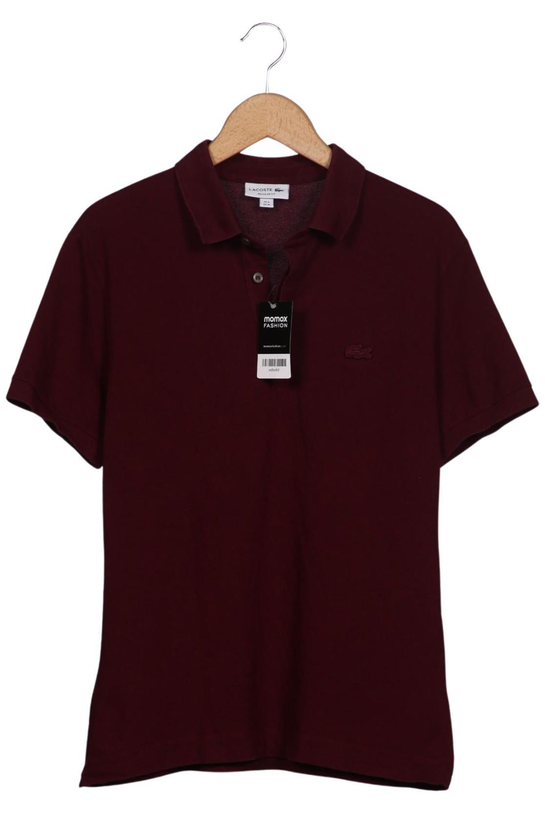 LACOSTE Poloshirt in M-L in bordeaux, Produktansicht