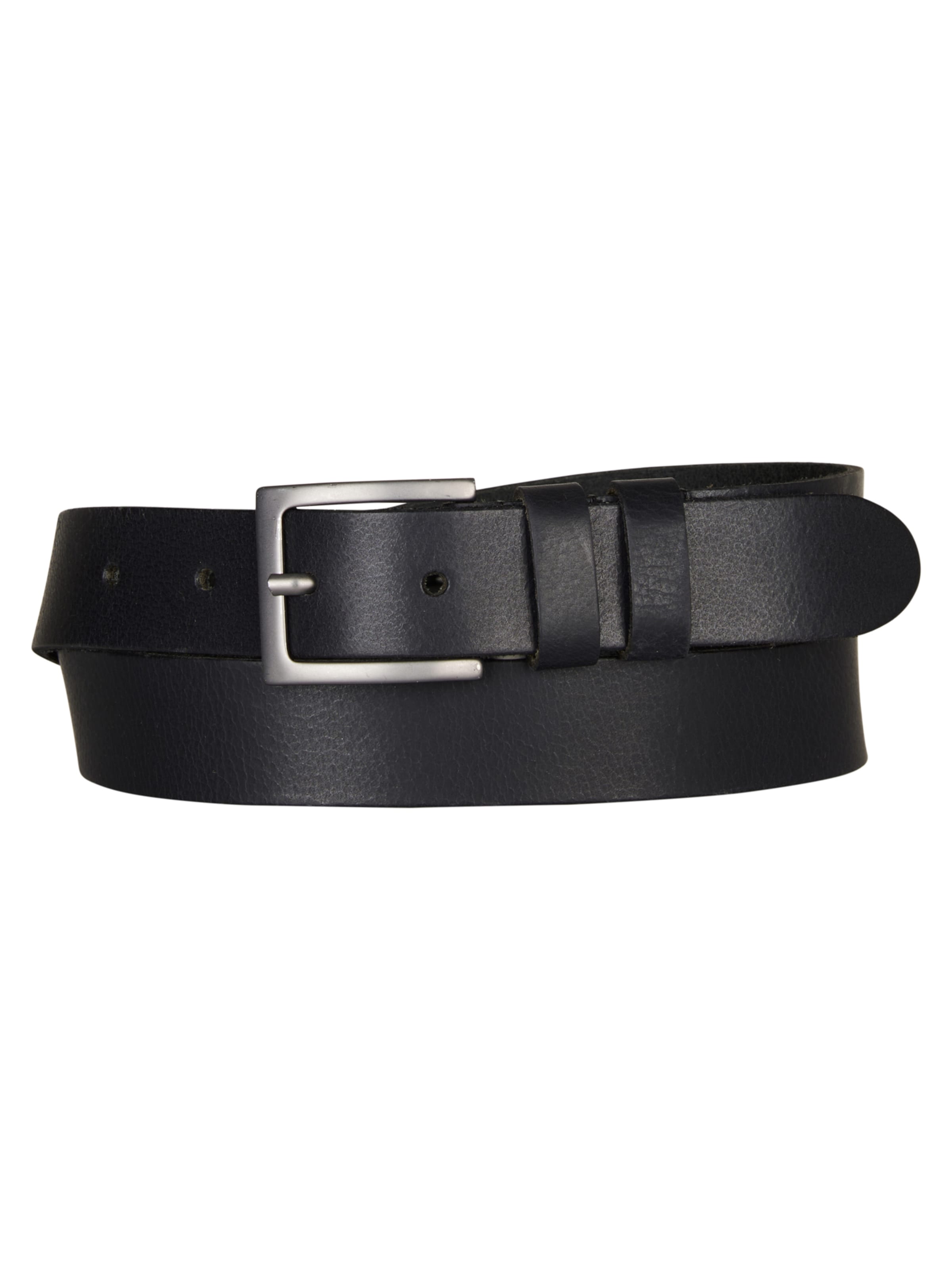 Ceinture Petrol Industries en noir : devant