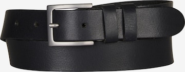 Ceinture Petrol Industries en noir : devant