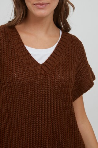 Oxmo Pullover 'Lene' in Braun