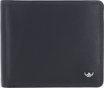 Porte-monnaies ' RFID' GOLDEN HEAD en bleu : devant